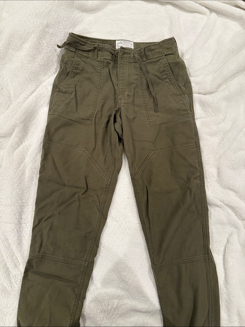 REI Men's Olive Cargo Utility Pants - Dark Olive